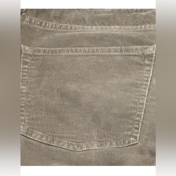J.Crew 770 Straight Leg Gray Corduroy Pants Mens 35x32 - Picture 5 of 6